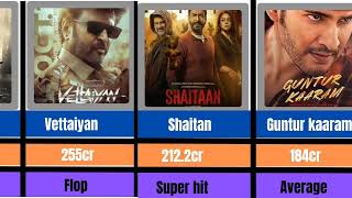 Top 30 High grossing movie of year 202430 Hit or flop movie list in year 2024 best movie of 2024 [upl. by Annaehs]