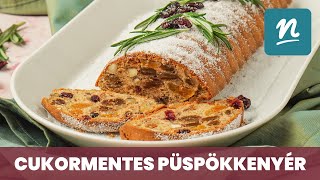 Cukormentes püspökkenyér recept  Nosalty [upl. by Vasquez]