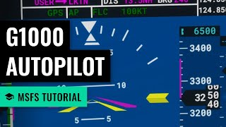 MSFS Autopilot basics in the Cessna 172 G1000  Microsoft Flight Simulator [upl. by Filomena]