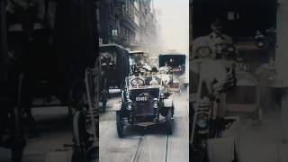 Driving in New York City in 1911  Restored Footage [upl. by Sielen]