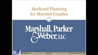 Medicaid Planning for Married Couples [upl. by Llieno]