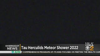 Tau Herculids meteor shower lights up the night sky [upl. by Aselehc353]