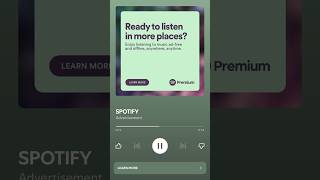 Spotify Premium Ad 2 [upl. by Annerb326]