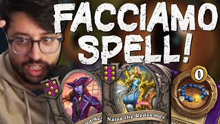 FACCIAMO SPELL  Hearthstone Battlegrounds Ita [upl. by Bigot]