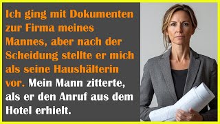 Ich ging mit den Dokumenten zur Firma meines Mannes aber mein Mann stellte mich nach meiner [upl. by Eppesiug]