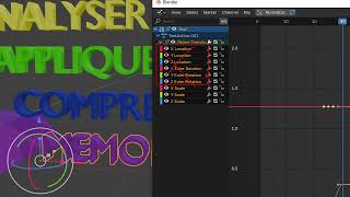 Blender 42  Taxonomie Bloom 34  Animation texte graph editor débutant [upl. by Aivon]