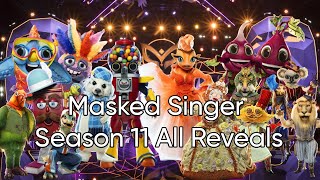 Masked Singer Season 11 All Reveals [upl. by Kurt423]