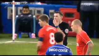 Diego Costa vs Gerrard Chelsea 10 Liverpool [upl. by Martinic]