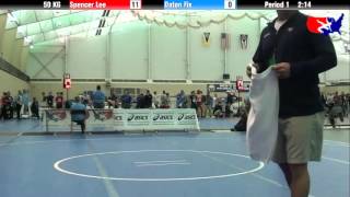 Spencer Lee vs Daton Fix at 2013 FILA Cadet Nationals  FS [upl. by Nyrret]