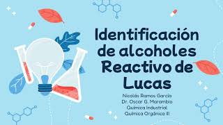 Alcohol Reactivo de Lucas OK [upl. by Tniassuot]