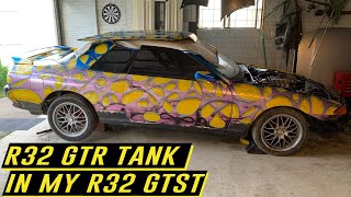 R32 GTR Fuel Tank In R32 GTST [upl. by Kcered219]