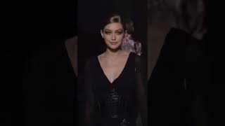 Gigi Hadid for Tom Ford RTW Spring 2019 fashionbrand runwaycollection fashiondesigner [upl. by Ahtelrac326]