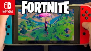 Fortnite gameplay on Nintendo Switch handcam 9 [upl. by Aduhey]