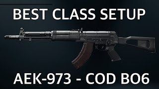 COD BO6  AEK973 Best Class Setup [upl. by Dorsy]