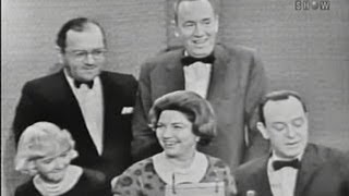 Whats My Line  The panelists spouses Tony Randall panel Dec 25 1960 [upl. by Rafa]