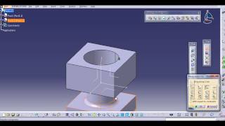 HOW TO CALL THE PARTS amp CREATE ASSEMBLY CATIA V5 [upl. by Brom]