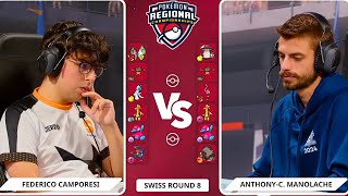 Federico Camporesi VS Anthony Manolache Swiss Round 8  2025 Dortmund VGC Regional Championship [upl. by Nilpik793]