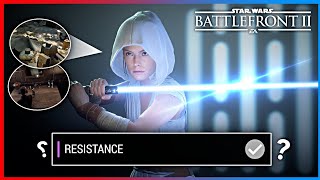 Comment DÉBLOQUER le skin de REY quotRÉSISTANCEquot   Star Wars Battlefront 2 [upl. by Danella]