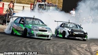 Codys D1NZ Drifting Highlights  Round 3 Tauranga  201213 Season [upl. by Terrena]