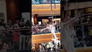 Flying Trapeze Circus Show at Pondok Indah Mall shorts circus show [upl. by Artekal]