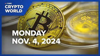 Bitcoin slumps to 67000 level on eve of US election CNBC Crypto World [upl. by Hawken984]