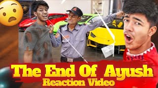 AYUSH BHANDARI Kicked Out by SECURITY at LAMBORGHINI Showroom ‎AyushBhandari New Video Reaction [upl. by Atinor]