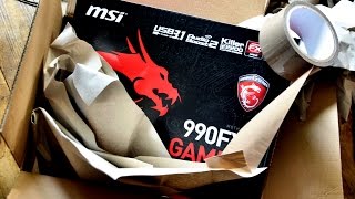 MSI 990FXA Gaming Inboxing  Angepackt und Weggestellt [upl. by Adam23]