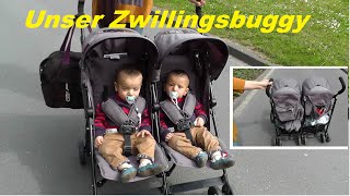 Zwillingskinderwagen Zwillingsbuggy Topmark  Easy Walker [upl. by Mimajneb581]