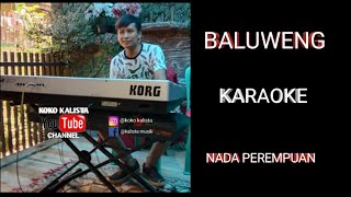 KARAOKE BALUWENG  versi Fanny Sabila   KOKO KALISTA [upl. by Bruno]