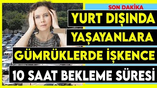 Sıla Yolu dönüş çilesi başladı Kapıkule ve İpsalada bekleme süresi 10 saat Son dakika haberleri [upl. by Carlin]