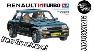 Renault 5 Turbo  Unboxing the New Tamiya 124 Model kit  10 discount code [upl. by Mckeon]