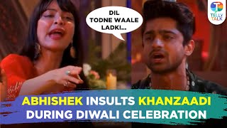 Bigg Boss 17 update Abhishek Kumar calls Khanzaadi Dil todne wali ladki during Diwali celebration [upl. by Htebyram]