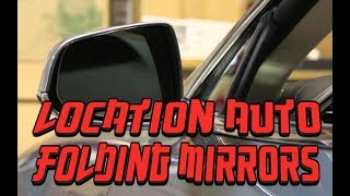 Tesla Location Auto Folding Mirrors  Homelink Folding Mirrors [upl. by Pavier673]