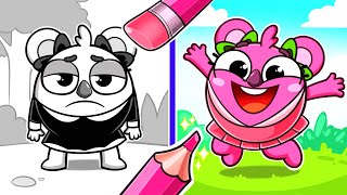 Find My Color Song 🌈 Funny Kids Songs 😻🐨🐰🦁 And Nursery Rhymes by Baby Zoo [upl. by Oz]