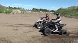 Honda TRX 450 VS Yamaha YFZ 450 [upl. by Yelsha604]