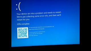 Your device ran into a problem and need to restart error in windows 1110 [upl. by Ofori]