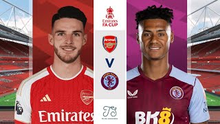 FULL MATCH  Arsenal vs Aston Villa  LIVE FC24 FA Cup Round 4 Replays [upl. by Imac530]