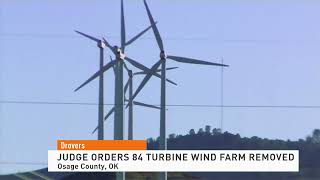 Oklahoma Judge Orders 84 Turbine Wind Farm To Be Removed [upl. by Arikat]