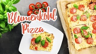 LowCarb Pizzateig aus Blumenkohl  Essen ohne Kohlenhydrate [upl. by Pappano]