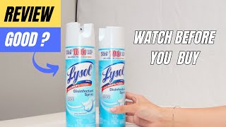 Lysol 2 pack disinfectant spray review [upl. by Kela]