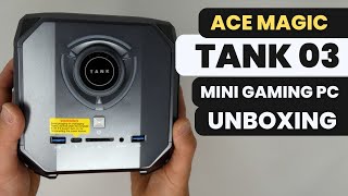 AceMagic Tank 03 Mini Gaming PC  Unboxing and Handson [upl. by Hock513]