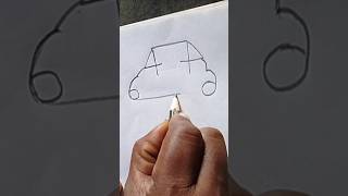 Nano Car 🚗 model Drawing from 6446 Number art drawing shorts [upl. by Humfrid535]