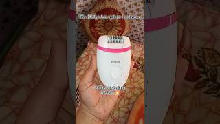 100 honest Philips Satinelle Epilator REVIEW 💥 Best Epilator for women 💅 shorts review [upl. by Anerres]