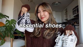 5 SHOES EVERY GIRL NEEDS  wardrobe essentials [upl. by Corty]