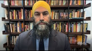 NDP Leader Jagmeet Singh discusses CEO pay reaching record high – January 4 2023 [upl. by Amyaj]