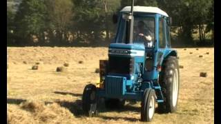 Ford 7700 baling hay [upl. by Silvie]