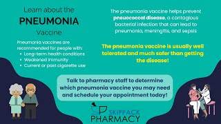 Learn about the Pneumonia Vaccine [upl. by Hildegard]