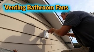 Venting Bathroom Vent Fans  3 Best Options [upl. by Shaum]