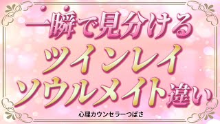 ツインレイとソウルメイトの違い！12の特徴で見分ける方法 [upl. by Moyers]