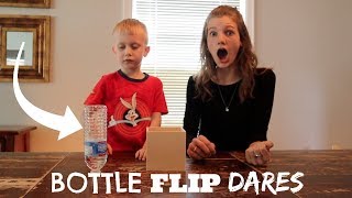 BOTTLE FLIP DARE CHALLENGE  Match Up [upl. by Rochell]